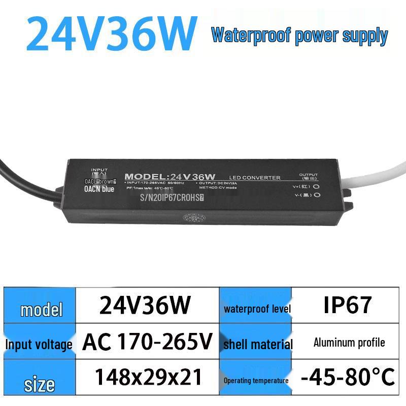 220V to 12V/24V IP67 Waterproof 400W LED Submersible Power Supply Transformer
