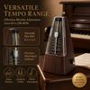 Deep Wood Grain Wood Grain Metronome Loud Sound Track Tempo Metronome  For Guitar Practice