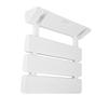 Wall Mounted Drop Leaf Shower Seat Foldable Bathroom Bench for Home Sauna Room Use White