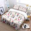 "Rabbit Themed Romantic Decor Set" Soft Skin-Friendly Bedding Set Includes 1 Duvet Cover And 2 Pillowcase Gift