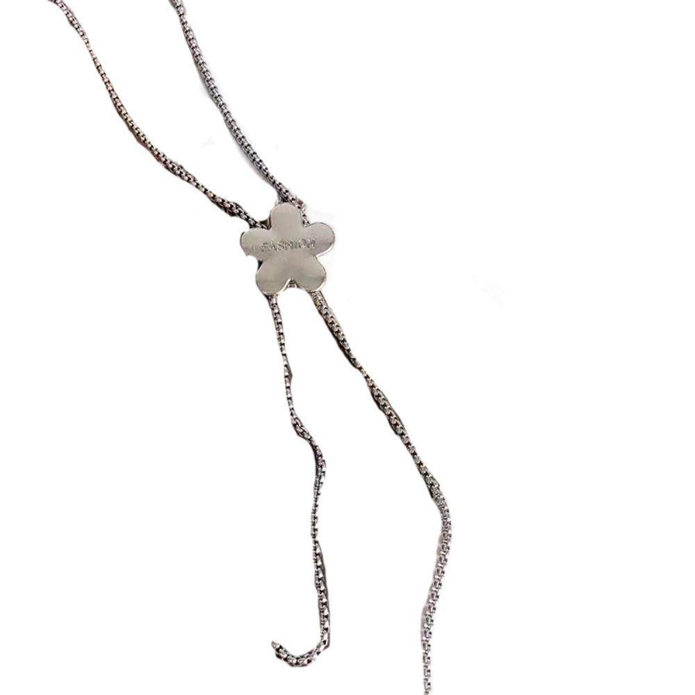 Sweet Butterfly Necklace Flower Women's Choker Temperament Y2K Tassel Necklace  Gifts
