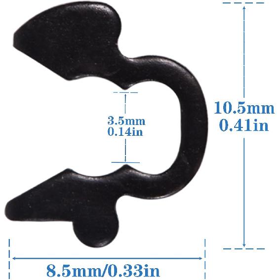 4l60e 4l80e For Chevy Silverado Shift Cable Clip Chevrolet Tahoe Impala GM GMC Sierra Gearbox Transmission Shifter Cable Retainer Clips E-Clip Metal