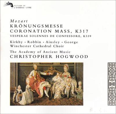 CD WOLFGANG AMADEUS MOZART - THE ACADE - Kröningsmässa / Coronation Mass, K 4365852 L'Oiseau-Lyre 1993 Europa Klassisk Begagnad