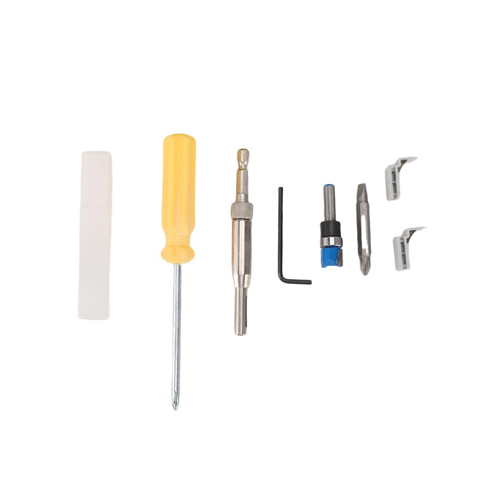 Door Hinge Jig Plastic Built In Depth Gauge Portable Door Hinge Router Template for Construction Site