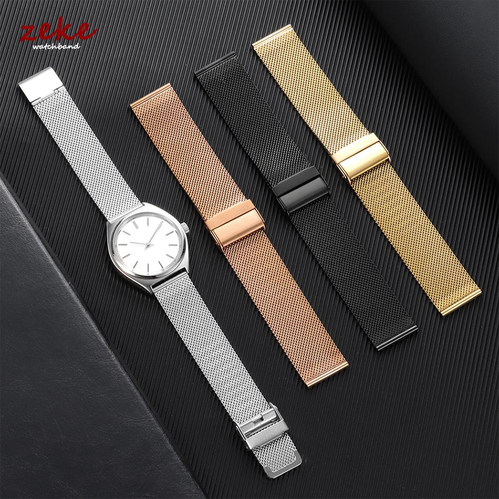 Quick Release Milanese Strap 10mm 12mm 14mm 16mm 17mm 18mm 19mm 20mm 21mm 22mm 24mm Universal 0.6 Mesh Stainless Steel Bracelet
