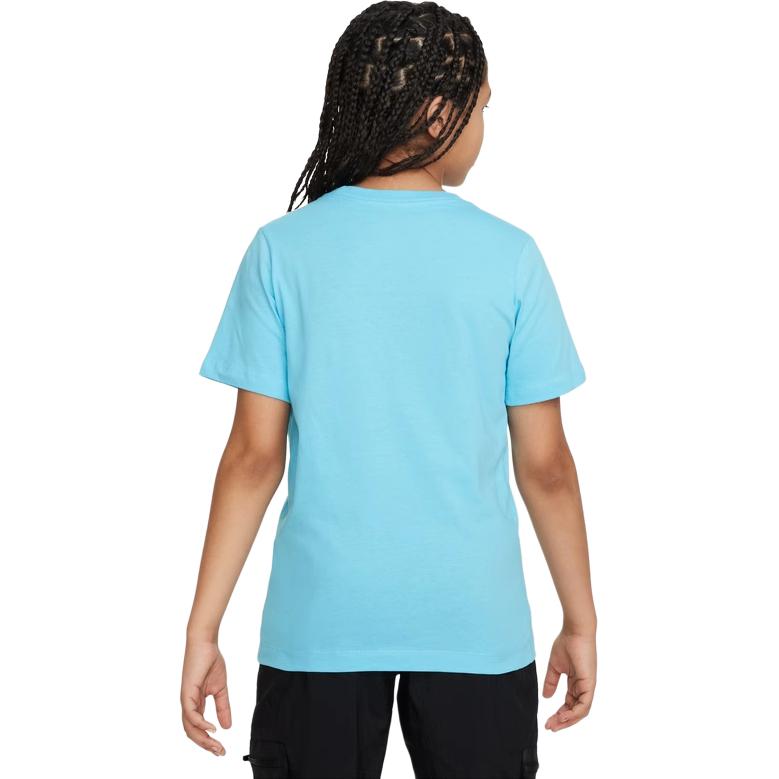 Nike T Shirt Baltic Sea Blue Kids' FD0844-416