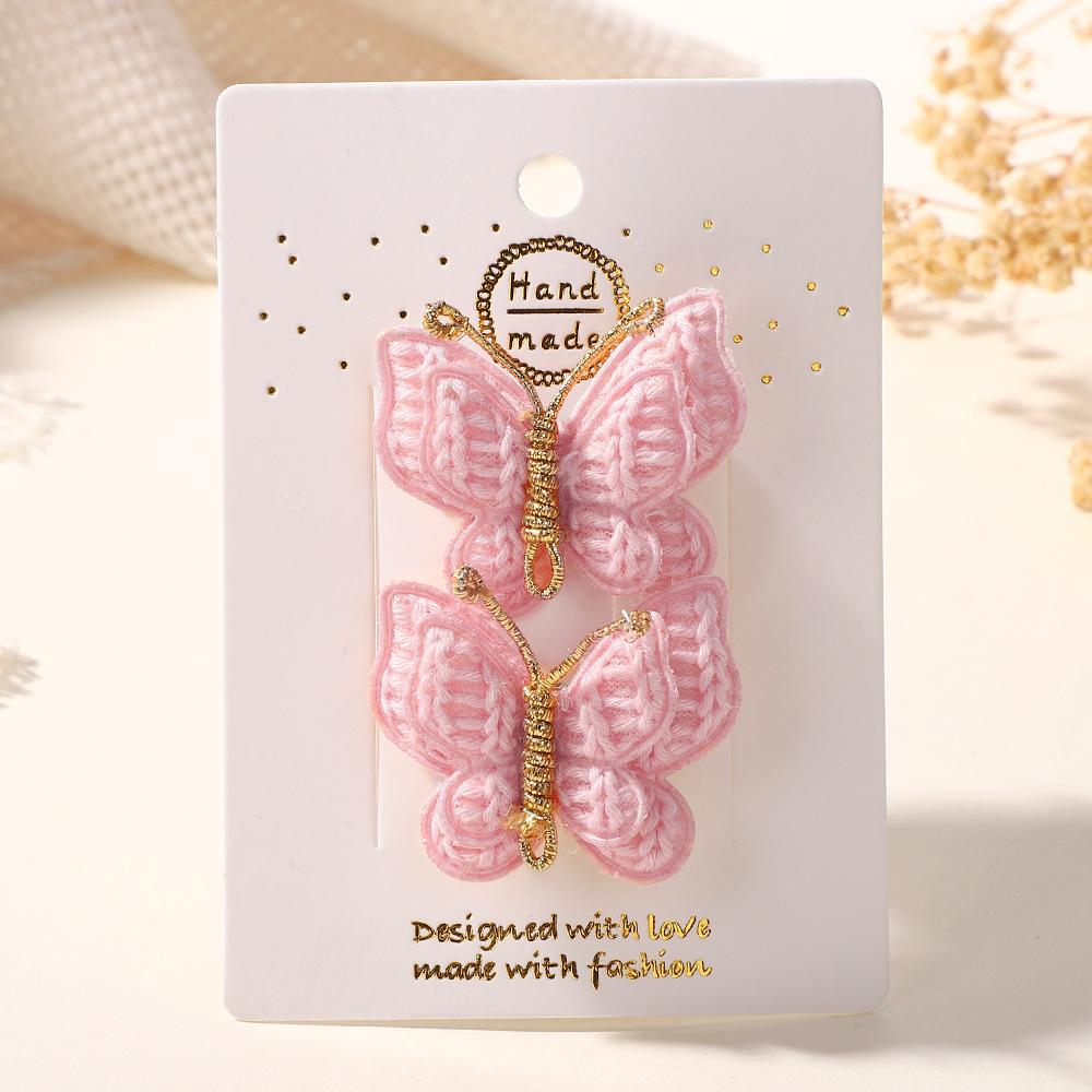2025 Cute Butterfly Hairpins Children Baby Girls Kids Hair Clips Pins Barrettes Accessories Hairclip Headwear Headdress Ornament