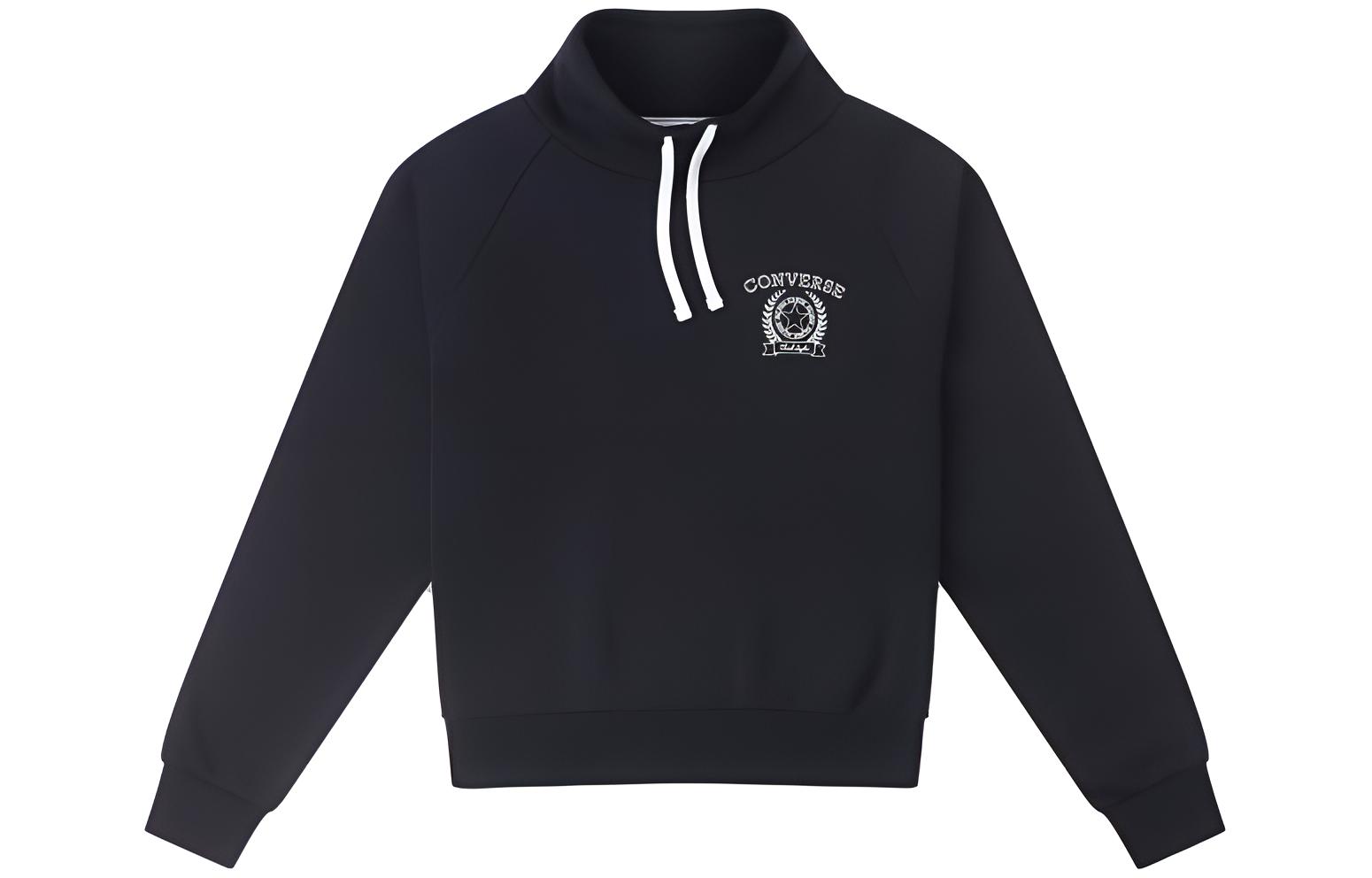 Converse Sweatshirt Women s Black 10026107-A01 S