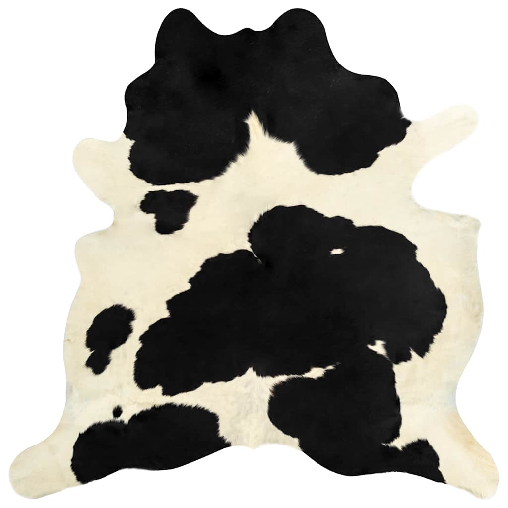 Vidaxl Cowhide Rug, Black and White, 180X220 Cm