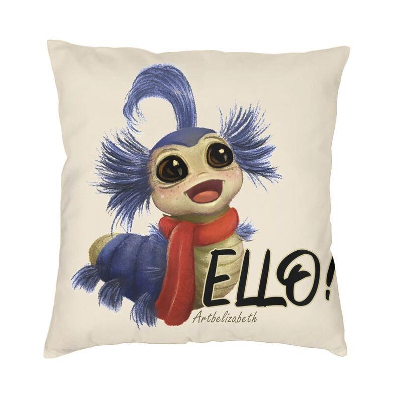 Luxury Labyrinth Worm Cushion Covers x Polyester Musical Adventure Movie Throw Pillow Case for Car Square Pillowcase