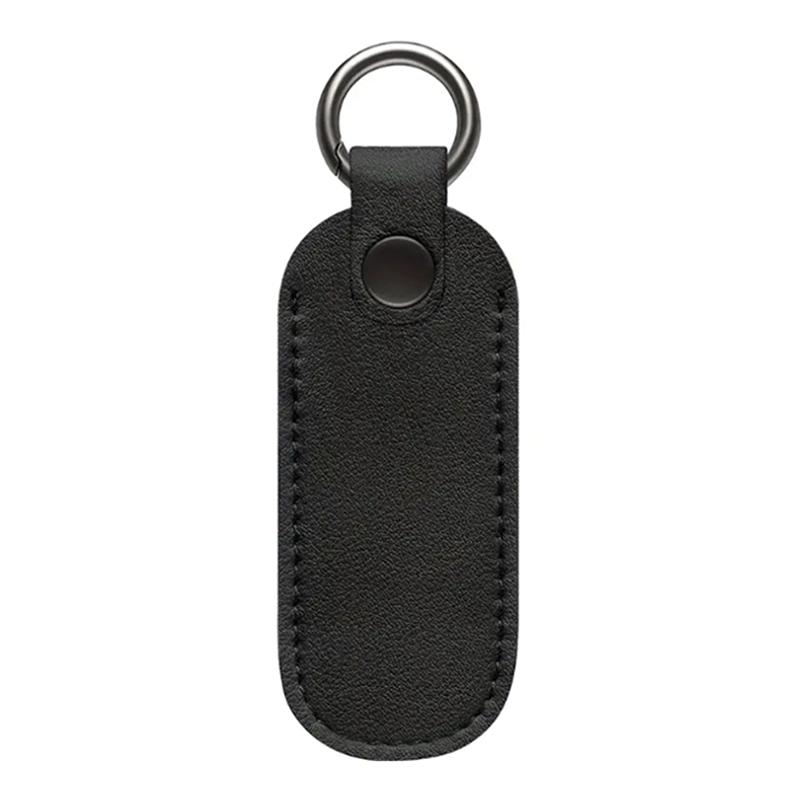 Leather U Disk Pouch Key Ring Holder Usb Flash Drive Storage Bag Pendrive Protective Cover Memory Stick Case