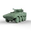 SSMODEL  1/200 Model Kit German PĖSTININKŲ KOVOS MAŠINA VILKAS Light Tank
