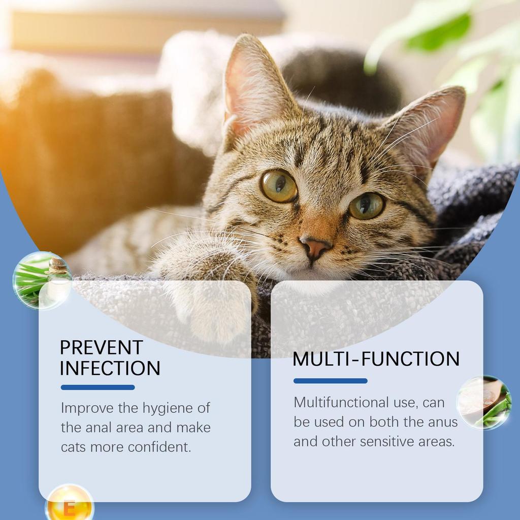 YEGBONG Cat Anal Gland Deodorizing Spray for Post-Poop Freshness