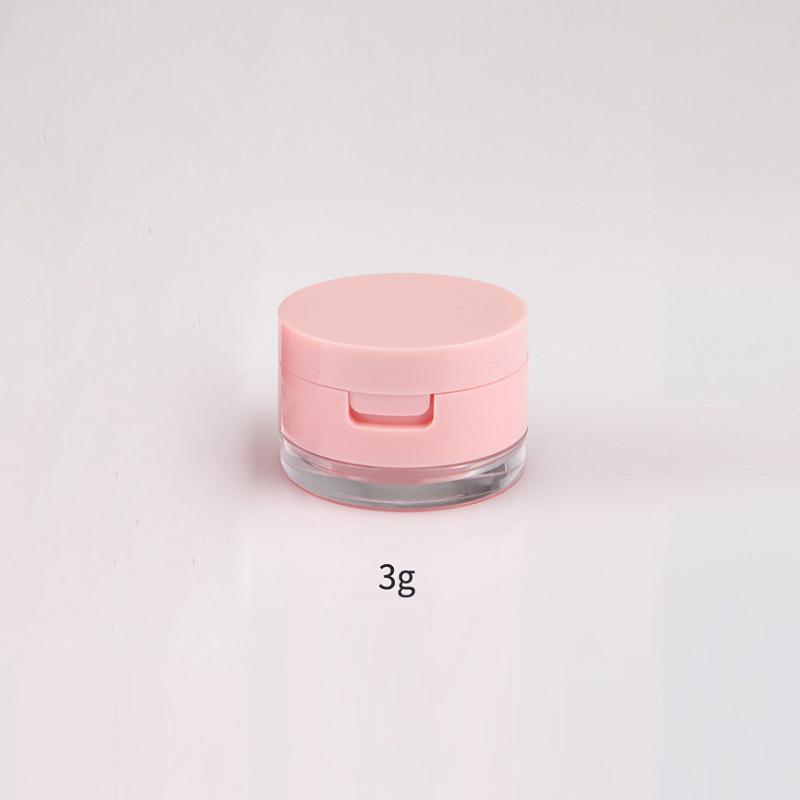 

1 шт. 3G/5G портативная пудреница пустой контейнер для рассыпчатой пудры с ситом-зеркалом косметический сито рассыпчатая банка дорожный контейнер для макияжа 3g