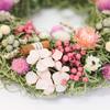 Spanish Moss Wreath Natural Wreath with Preserved and Dried Flowers 210mm x 50mm x 210mm Spanish Moss Lulu's - - Size Approx. (W) (H) (H) - -