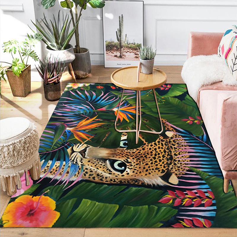 Cheetah in the Jungle Rug Floor Mat for Living Room or Bedroom Soft and Comfortable Carpet a Gift for Birthday and Holiday.MFF0918161