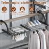 Foldable Radiator Drying Rack 42-72cm Extendable Clothes Drying Hanger Balcony Stainless Steel Shoes Towels Drying Rack