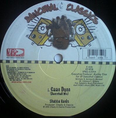 12inch Record SHABBA RANKS - Caan Dunn VPRD6354 VP Records 2000 US Reggae, Ska & Dub Used