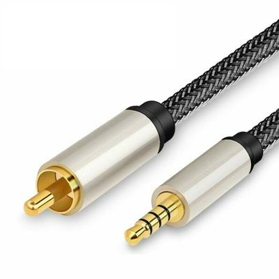 Vergoldetes Audiokabel aus Zinklegierung für HDTV-Audio, digitale HDTV-Verlängerung