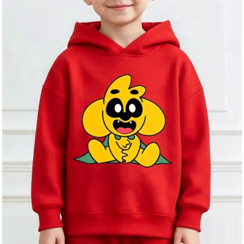 Felpe per Ragazzi Ragazze Felpa Casual Abbigliamento Bambini Top Felpa con Cappuccio a Manica Lunga Pullover con Cappuccio Stampato a Cartoni Animati