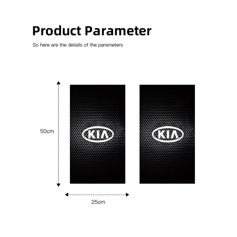 AABMD1 Car Center Column Decorative Sticker Middle Column Creative For KIA Picanto Rio Sportage Ceed Forte K9 Optima Sorento Soul Niro