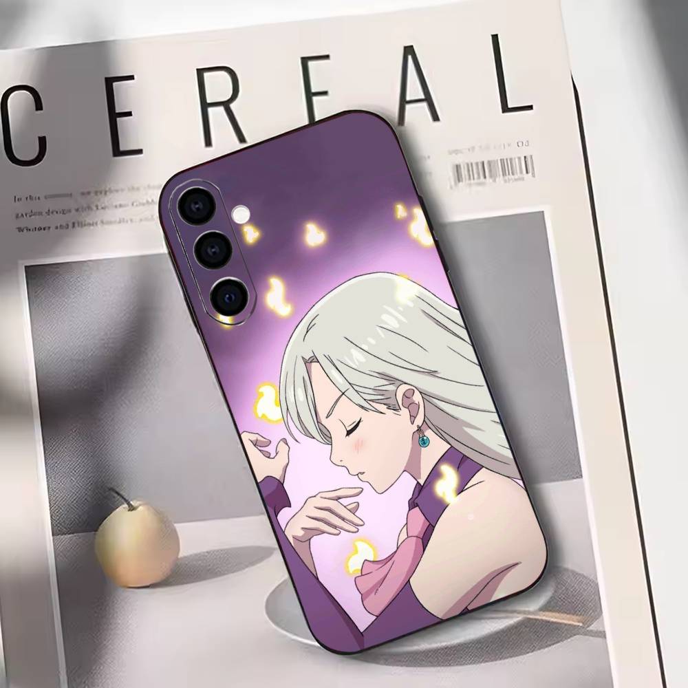 

The Seven Deadly Sins Phone Case For Samsung Galaxy A73,A72,A71,A70,A53,A52,A51,Soft Silicone Black Cover Samsung a22 4g