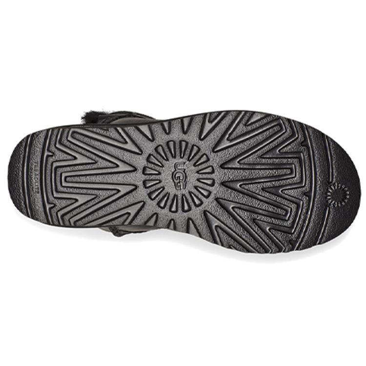 UGG Mini Bailey Logo Strap 'Black' Women's 1123623-UMBL