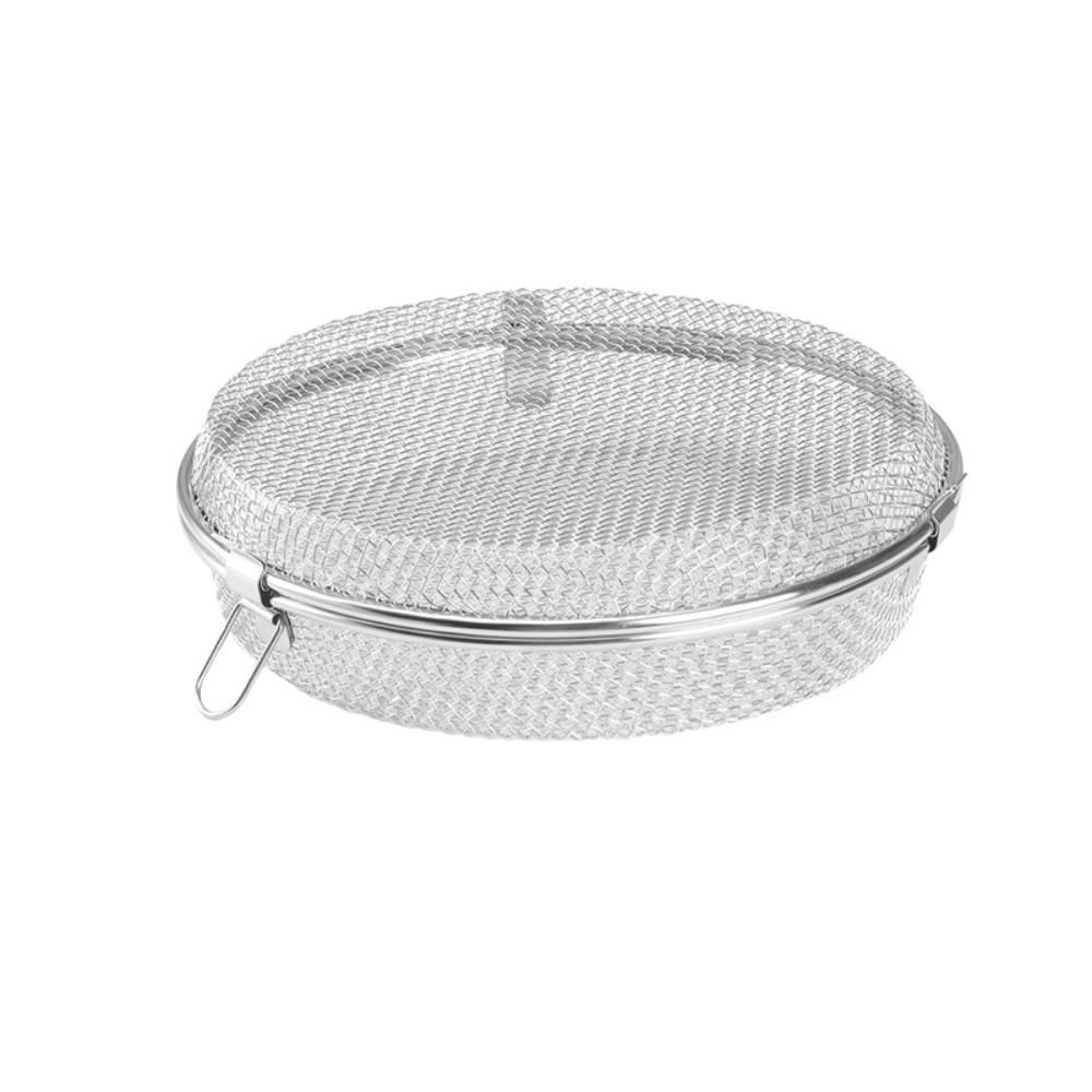 Корзина для посудомоечной машины из нержавеющей стали, многоцелевая, компактный дизайн, сетчатая корзина, круглая сетка, универсальная посадка, корзина для жарки продуктов оранжевый