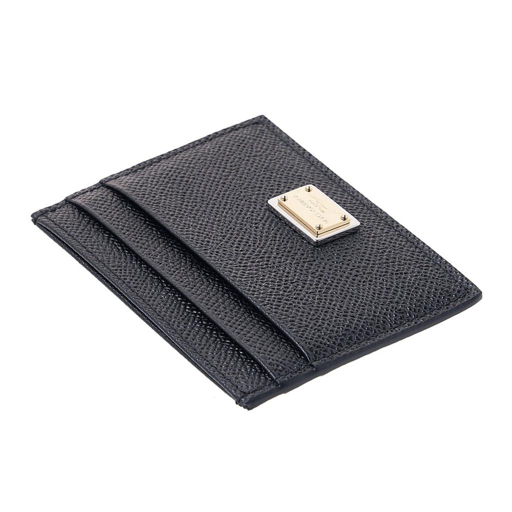 [Dolce & Gabbana] SS25 Unisex Logo Embellished Card Holder BI0330 A1001 80999