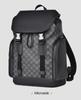 Men's Trendy High-End Business Laptop Backpack - Large Capacity Travel & Schoolbag with Old Flower Design