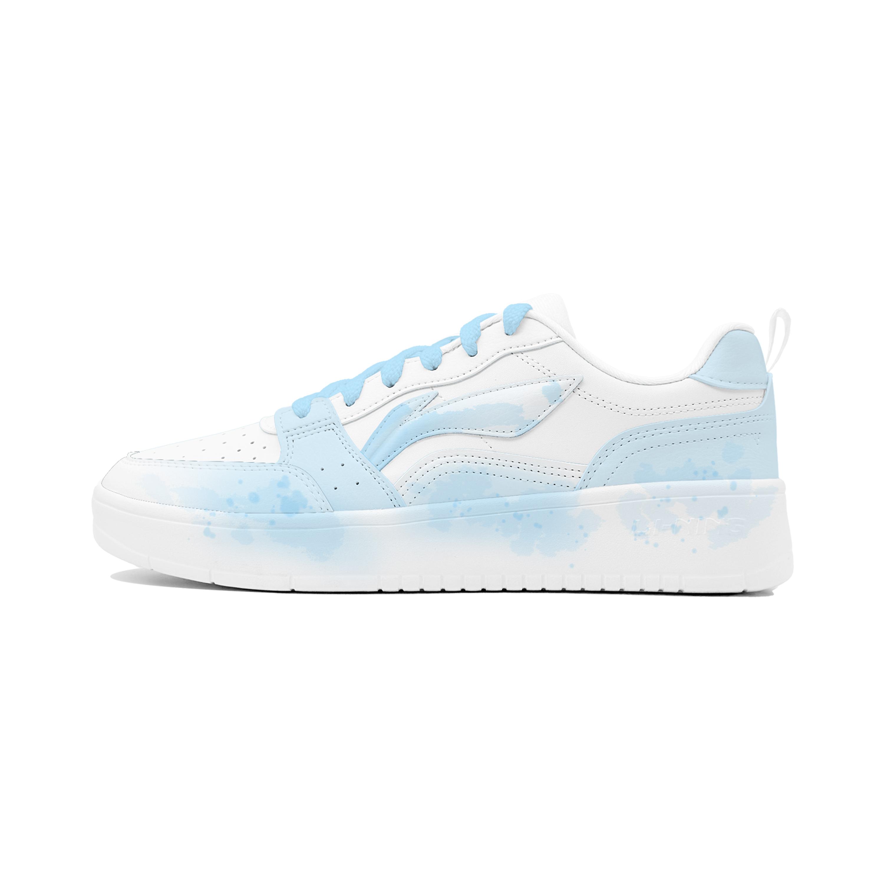Li Ning Sycee Skateboard Shoes Women s Low top White AGCT339-6(Team617-) 35