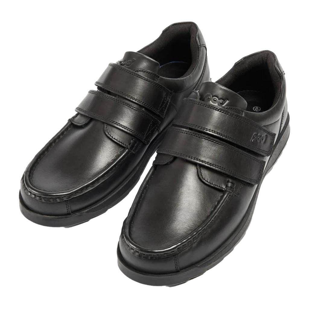 POD Boys Leather School Shoes