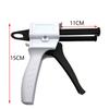 Dental Impression Mixing Gun Fit for 1:1 Impression Mixing Silicone Rubber Dispenser Gun Dispensing Caulking Laboratory Tools