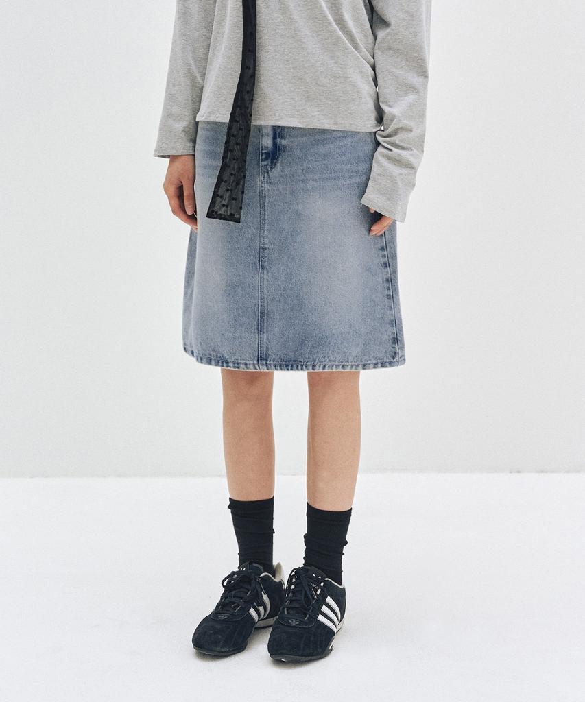 Deketeuumeon Signature Midi Skirt Dcsk002Lightblue