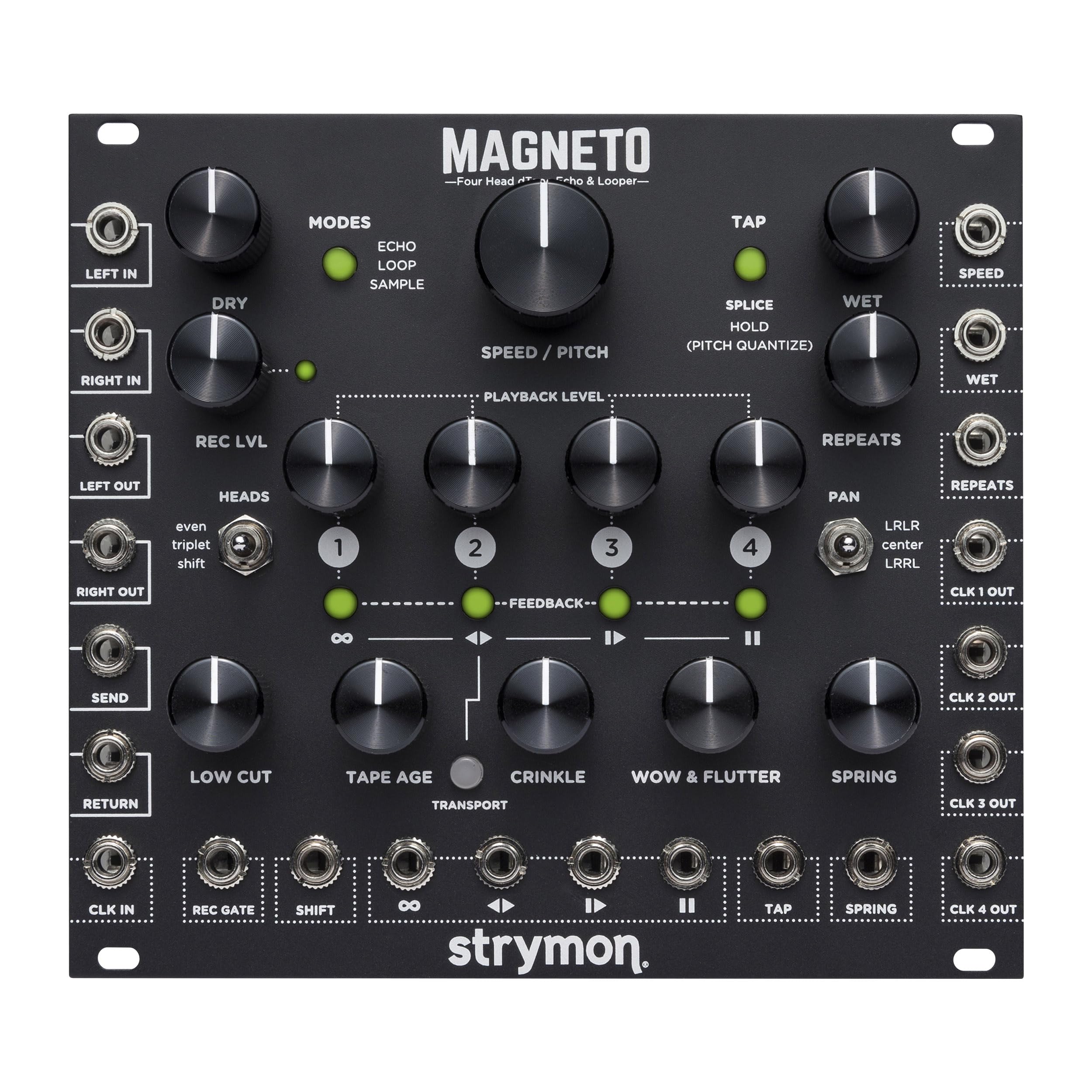 

Strymon MAGNETO для Eurorack 4 головки dTape Echo Looper & []
