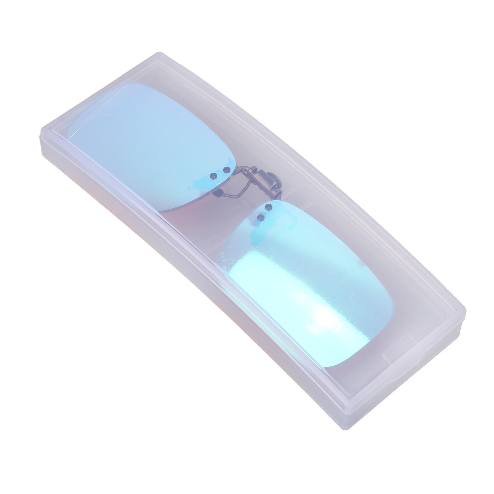 

Клипсы для очков от дальтонизма, откидывающиеся на 180 градусов, унисекс, двустороннее покрытие, корректирующие клипсы для дальтоников