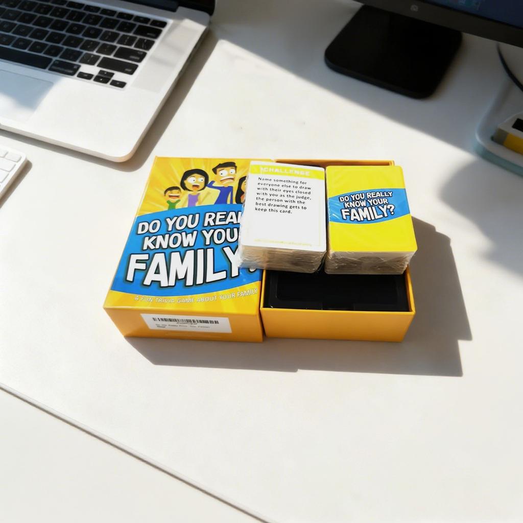 This Is A Fun Family Game Filled With Conversations And Challenges, Perfect For Children, Teens, And Adults.