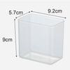 Plastic Tool Storage Box with 6 Storage Case Multi-Compartment Tool Organizer Transparent Classification Storage Case