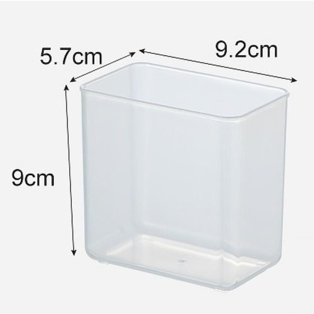 Plastic Tool Storage Box with 6 Storage Case Multi-Compartment Tool Organizer Transparent Classification Storage Case