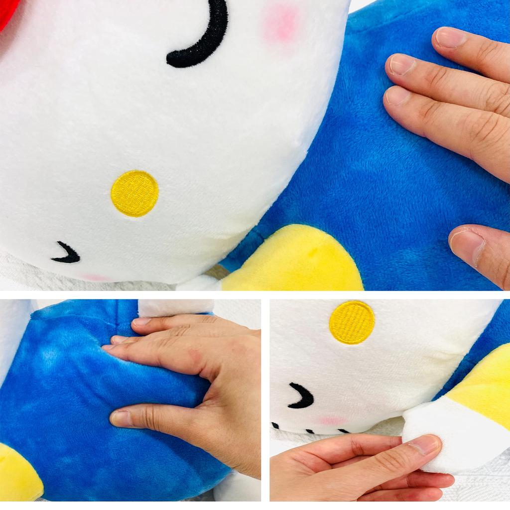 MORIPiLO Morishita Sanrio Hello Kitty Body Pillow M 45cm Large Stuffed Toy Cushion Character Goods Sleeping Pillow Blue 4620751 Approx.