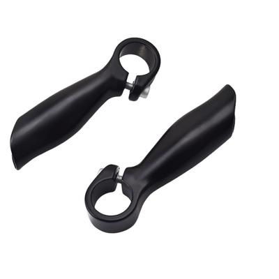 1 Pair Bike Bar Ends Bicycle Handlebar Horns On Bicycle Steering Wheel Handlebar Bar Bike Aluminum Alloy Bar Ends 22.2mm