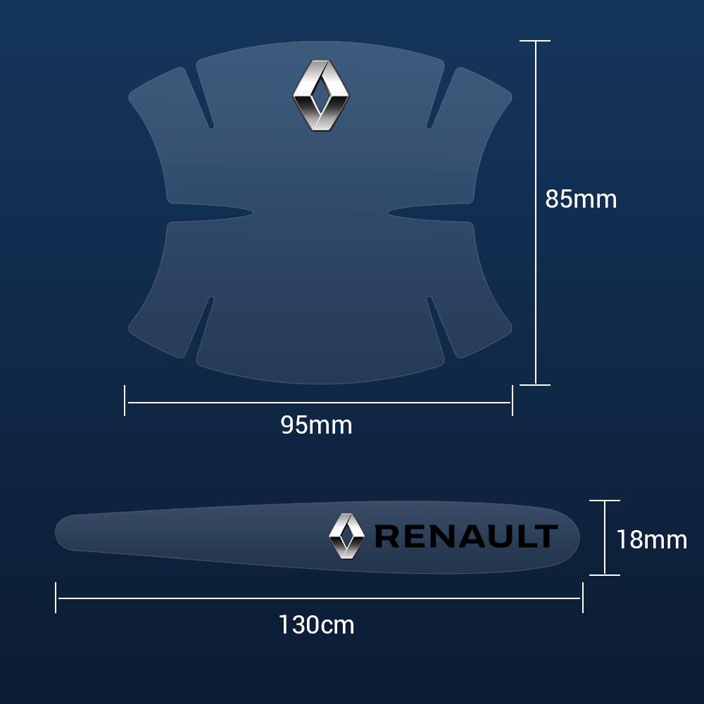 Car Door Handle Anti Scratches Protector Film Stickers For Renault Megane 4 3 Talisman Captur Kwid Fluence Laguna 2 Nema Espace d111