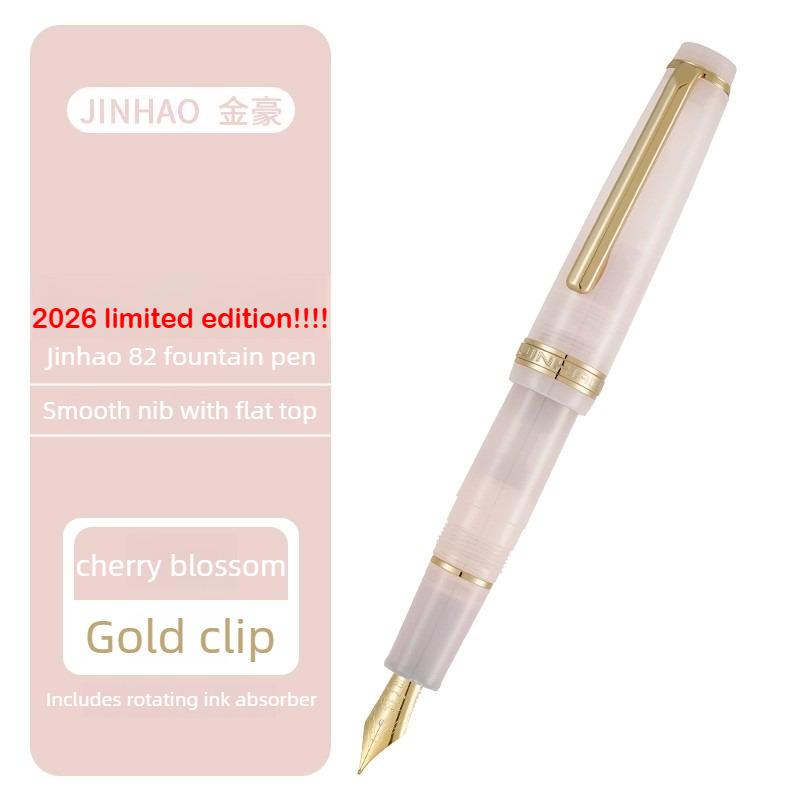

Лимитированная серия JINHAO 82 MINI Акриловая перьевая ручка Черный Красный Розовое золото Клип Розовый узор Перо Канцелярские товары Офисные Школьные принадлежности EF