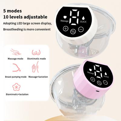 Wearable Breast Pump Hands Free Of Longer Battery Life & Led Display, Portable Electric Breast Pump