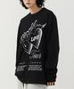 Mimdeowodeulobeu Love Tour Oversized Long Sleeve_Black