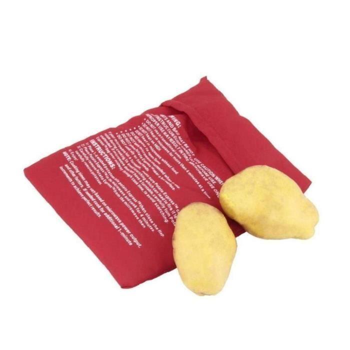 Sac de cuisson de pommes de terre - DIERCOSY - Réutilisable - Lavable - Compatible micro-ondes