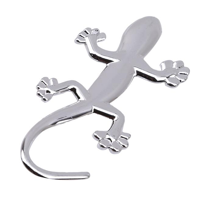 Chrome 3D Lizard Gecko Badge for Emblem Sticker Car Decal Personality