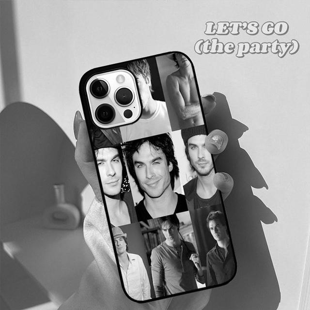 

The Vampire Diaries Ian Somerhalder Collage phone Case Cover For iPhone 17 Air 16 15 14 Plus apple 16 11 12 13 Pro Ma coque iPhone 13