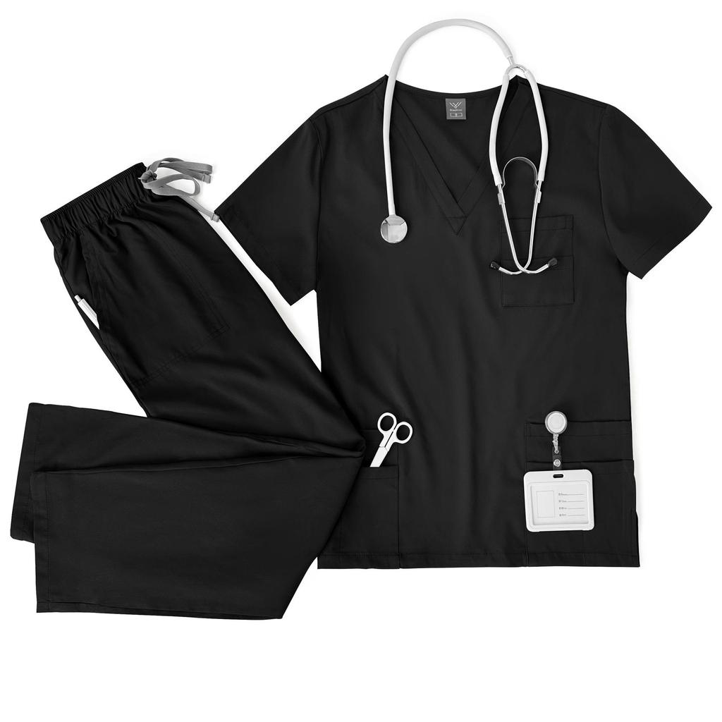 Veterinarian Workwear Set: Operating Room Gown for Nurses and Dental/Oral Surgery Procedures.