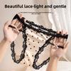 Lady Spring and Autumn Flowers Lace Sensual Senior Sense with Leg Ring Bowtie Underwear